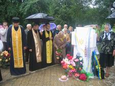 Під час панахиди у Володимирі. Світлина прот. Миколи Гінайла