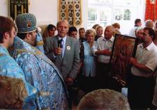 Паломники з Волині принесли в дар турковецькій православній церкві Вишгородську ікону Божої Матері