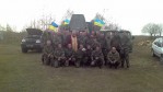 6 листопада 2014 р. На військовому полігоні поблизу Володимира-Волинського. Світлина з архіву протоієрея Миколи Гінайла