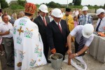 У Білині освятили місце під будівництво школи. Світлина з сайта Volynnews.com