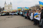 20 березня 2014 р. Марш миру у Володимирі. Світлина з архіву протоієрея Ігоря Бігуна