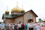 27 липня 2014 р. Церква Рівноапостольної княгині Ольги в м. Ківерці. Світлина інформаційної служби єпархії