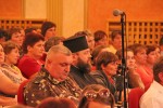 8 серпня 2014 р. Митрополит Луцький і Волинський – на зустрічі облдержадміністрації Володимира Гунчика з матерями й дружинами військовиків, задіяних в АТО на Сході України. Світлина інформаційної служби єпархії