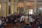 11 вересня 2014 р. Похорон бійців добровольчого батальйону «Айдар» в кафедральному соборі Святої Трійці. Світлина інформаційної служби єпархії