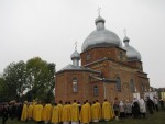 Освячення храму Покрови Пресвятої Богородиці в с. Фалемичі Володимирського деканату. Світлина Данила Зінкевича