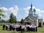 9 червня 2013 р. Відзначення 15-ліття храму Вознесіння Господнього в с. Козлиничі Маневицького деканату. Світлина інформаційної служби єпархії