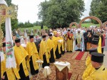 6 липня 2013 р. Заупокійна літія в с. Павлівка Іваничівського деканату по жертвах Волинської трагедії 1943 року. Світлина інформаційної служби єпархії