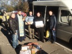 12 листопада 2014 р. Гуманітарна допомога з Горохова на Схід України. Світлина з архіву протоієрея Андрія Сидора