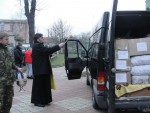 24 листопада 2014 р. Черговий вантаж на Схід країни з Горохова. Світлина з архіву протоієрея Андрія Сидора
