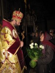 Архієпископа Луцького і Волинського Михаїла вітають із днем ангела. Світлина прот. Віталія Собка
