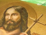 Ікона святого Йоана Хрестителя, яка, ймовірно, замироточила в луцькому Благовіщенському храмі. Світлина інформаційної служби єпархії