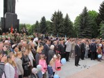 9 травня 2012 р. в Луцьку пом’янули жертв Другої світової війни. Світлина інформаційної служби єпархії