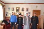 Представники Волинської православної богословської академії з керівництвом Міжнародної академії богословських наук в Ужгороді.
