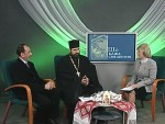 9 січня 2014 р. 27-й випуск передачі «Що каже священик». Кадр із відео телестудії єпархії «Собор»
